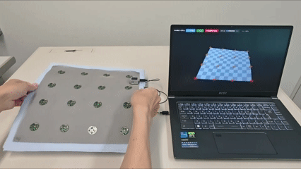 Toward Motion Capture Textiles: A Batteryless IMU Array